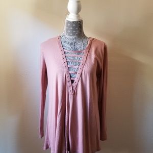Pink Long Sleeve Shirt